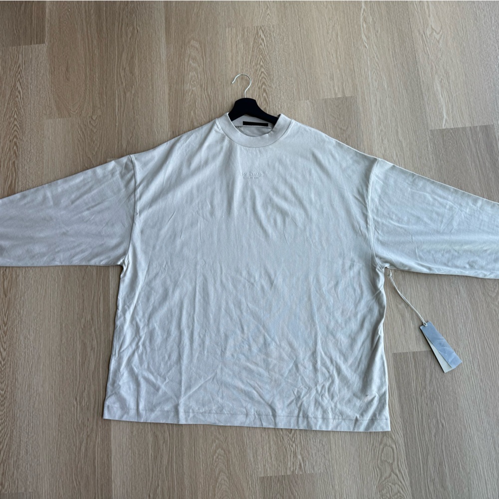 Essentials Fear of God Beige Long Sleeve Shirt
